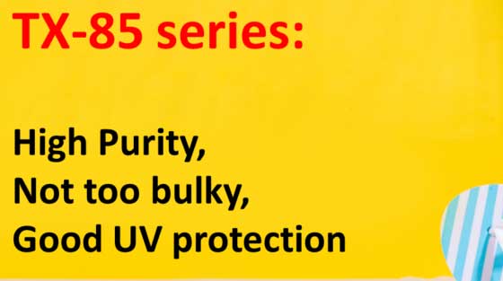고성능 선케어의 시작: TX-85 시리즈로 탁월한 자외선 차단과 최적의 처방을 경험하세요!