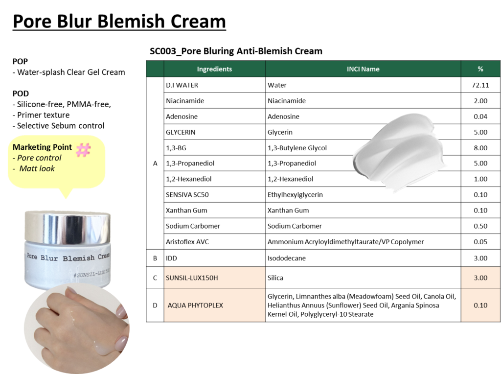 수분 팡팡! 실리카로 더 안정화된 투명 젤크림을 소개합니다
