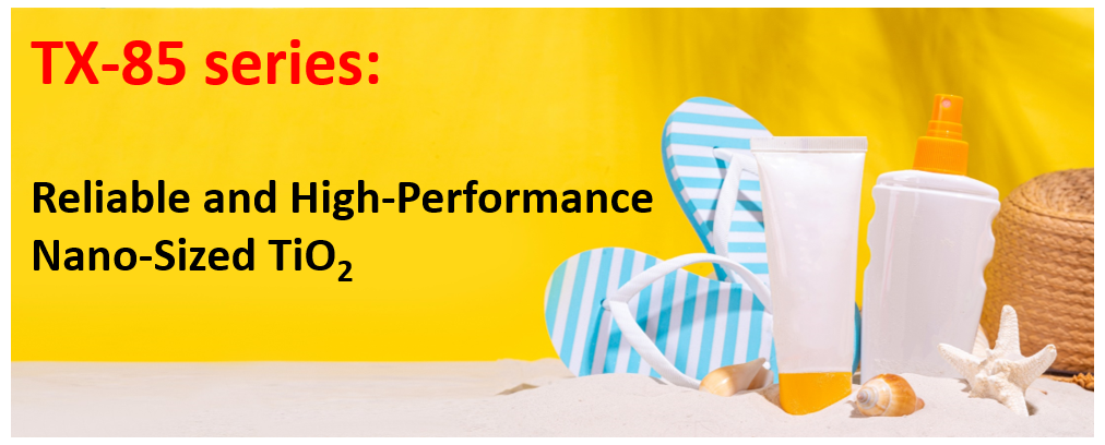 공급 걱정 없는 나노 사이즈 TiO2, New TX-85 출시!